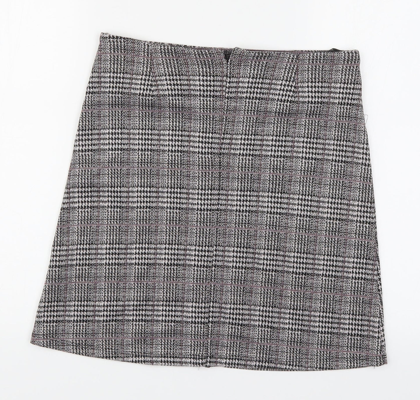 Dorothy Perkins Womens Purple Check  A-Line Skirt Size 8