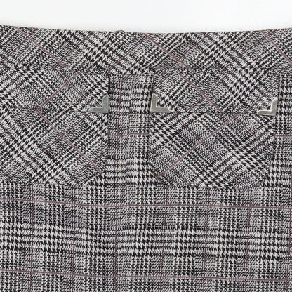 Dorothy Perkins Womens Purple Check  A-Line Skirt Size 8