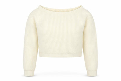 Womens UK Size S Missguided Ivory Pullover Jumper