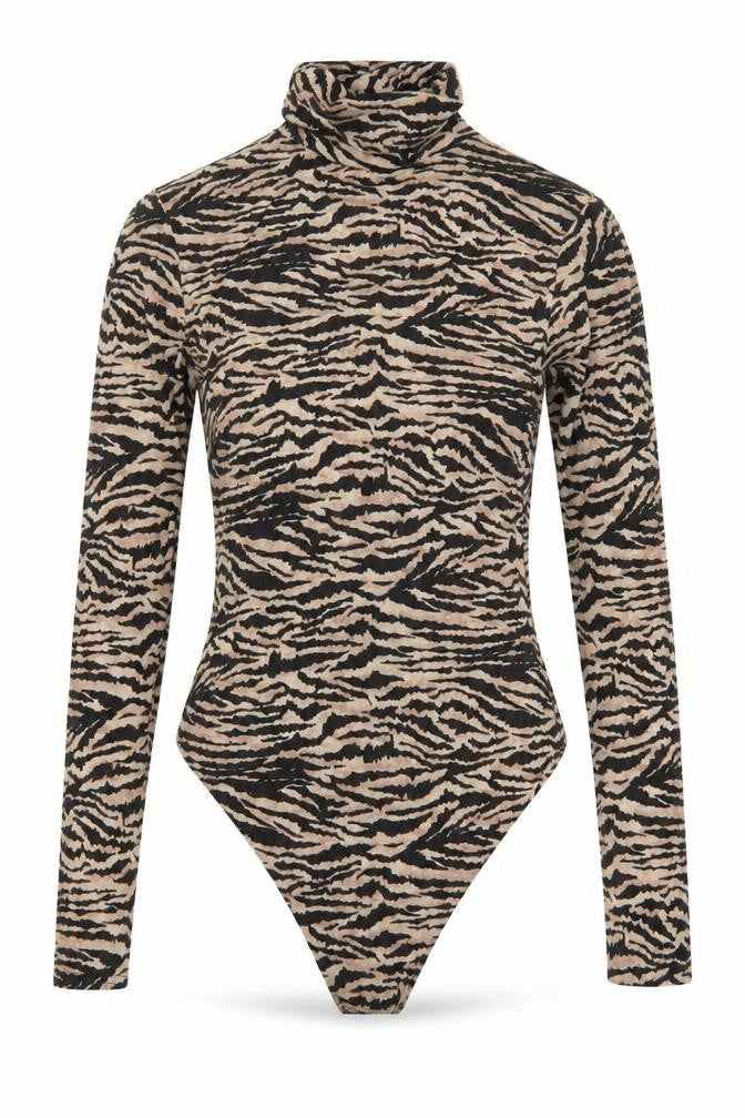 Womens UK Size 6 I SAW IT FIRST One-Piece Brown Bodysuit
