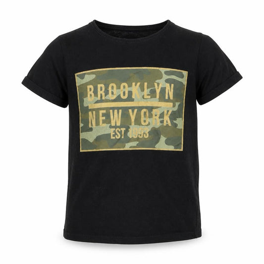 Primark Boys Black   Basic T-Shirt Size 7-8 Years  - Brooklyn New York