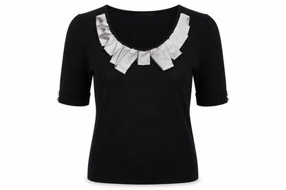Womens UK Size 12 David Emanuel Black Pullover Jumper