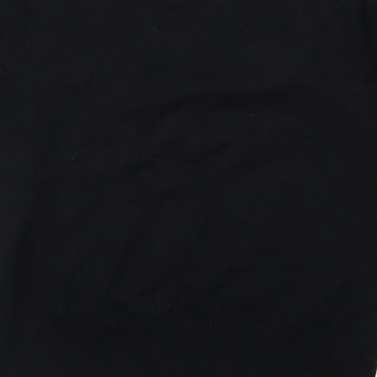 David Emanuel Womens Black  Knit Pullover Jumper Size 12
