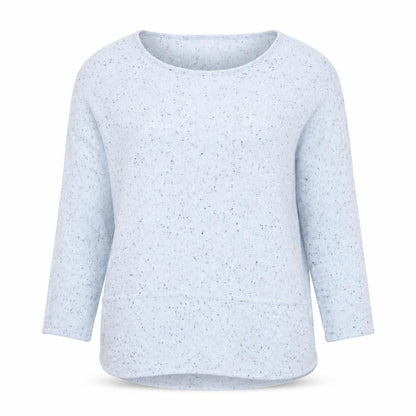 Suzanne Grae Womens Blue  Knit Pullover Jumper Size S