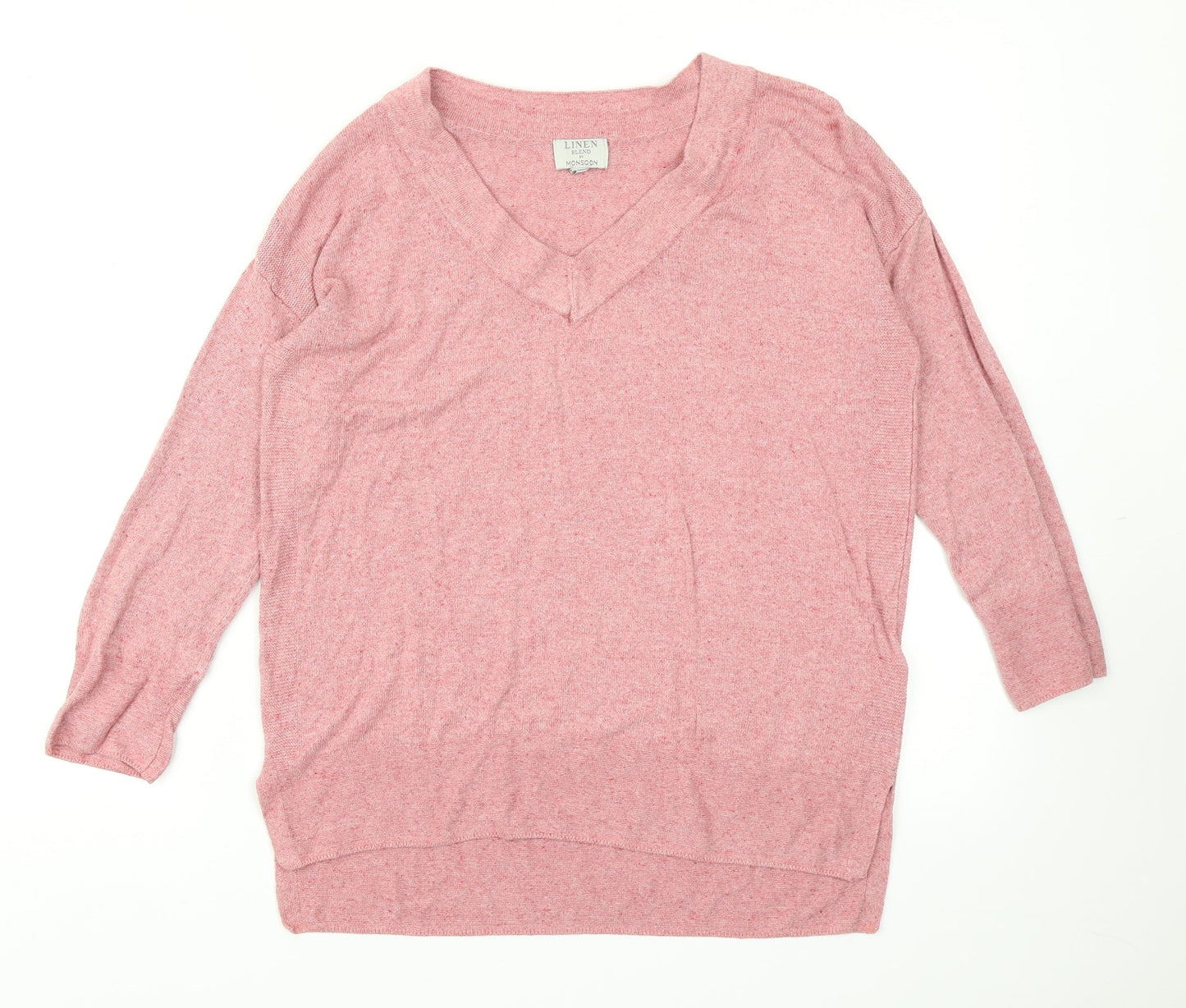 Womens UK Size S Monsoon Pink Pullover Jumper