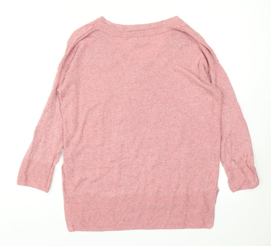 Womens UK Size S Monsoon Pink Pullover Jumper