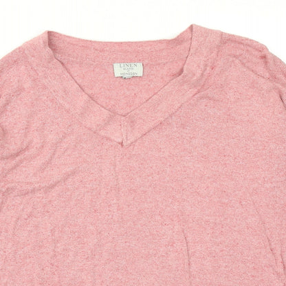 Womens UK Size S Monsoon Pink Pullover Jumper