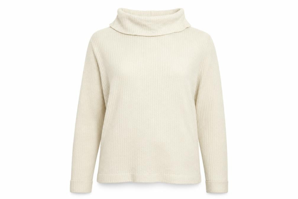 Womens UK Size 12 Apricot Beige Pullover Jumper