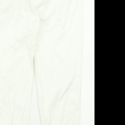 Womens UK Size 30 in M&S Collection Regular Fit Pedal Pusher White Trousers
