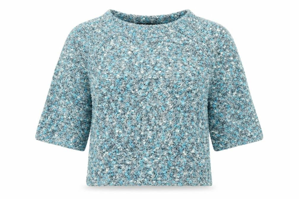 Bonmarché Womens Blue Knit Pullover Jumper Size M