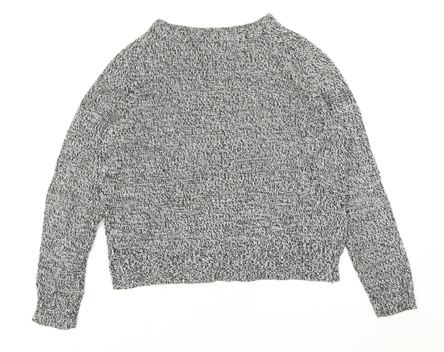 Womens UK Size S Divided Grey Pullover Jumper
