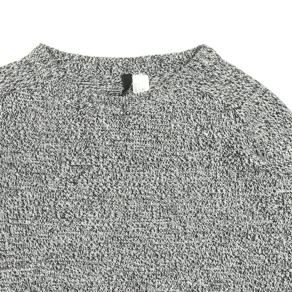 Womens UK Size S Divided Grey Pullover Jumper