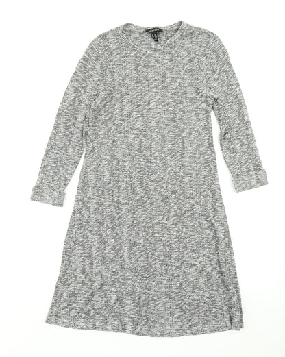 New Look Womens Grey   Fit & Flare  Size 8
