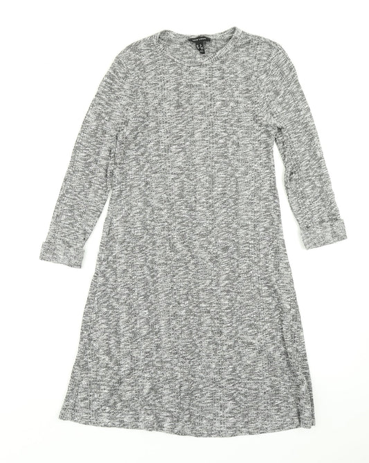 New Look Womens Grey   Fit & Flare  Size 8
