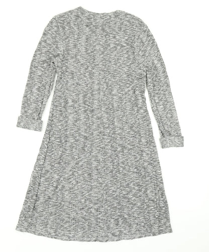 New Look Womens Grey   Fit & Flare  Size 8