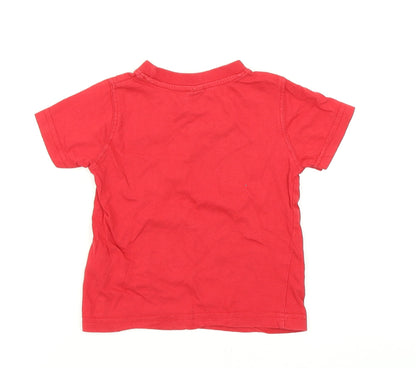 Store Twenty One Boys Red   Basic T-Shirt Size 2 Years