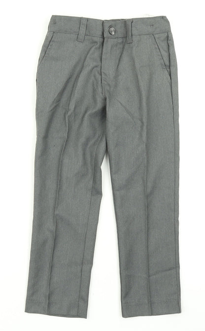 Rebel Boys Grey   Dress Pants Trousers Size 5-6 Years