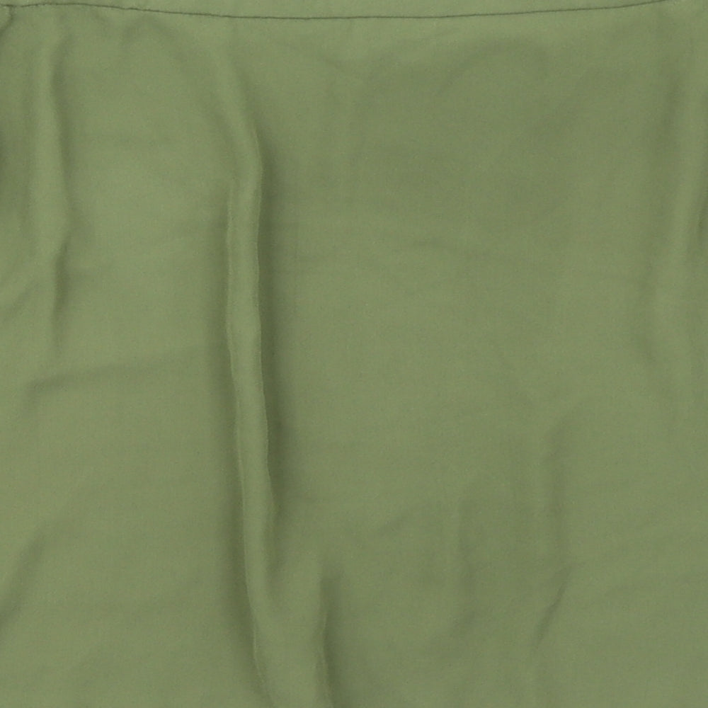 Womens UK Size 10 New Look Green Basic Blouse