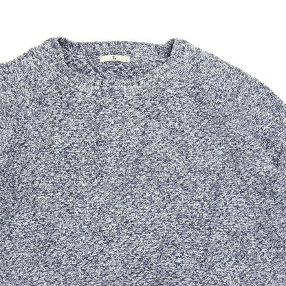 TU Womens Blue  Knit Pullover Jumper Size 14