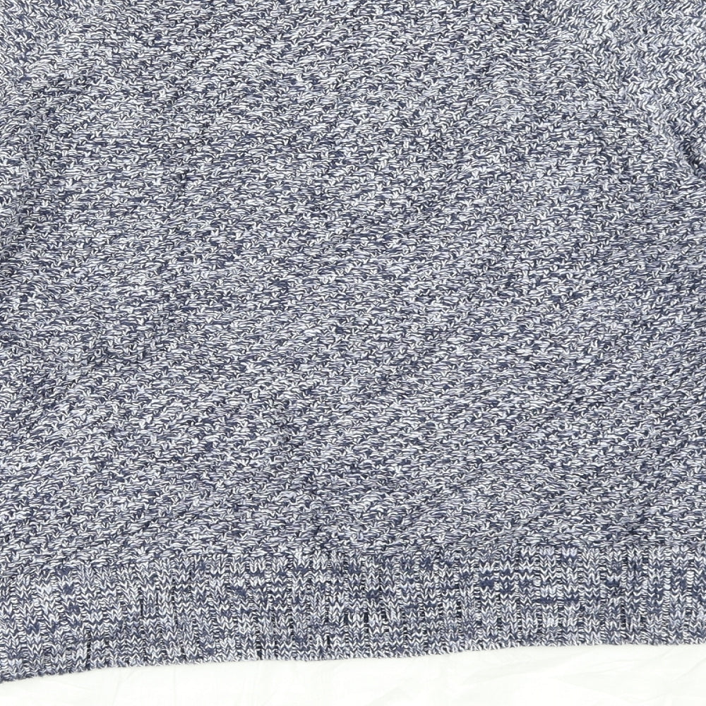 TU Womens Blue  Knit Pullover Jumper Size 14