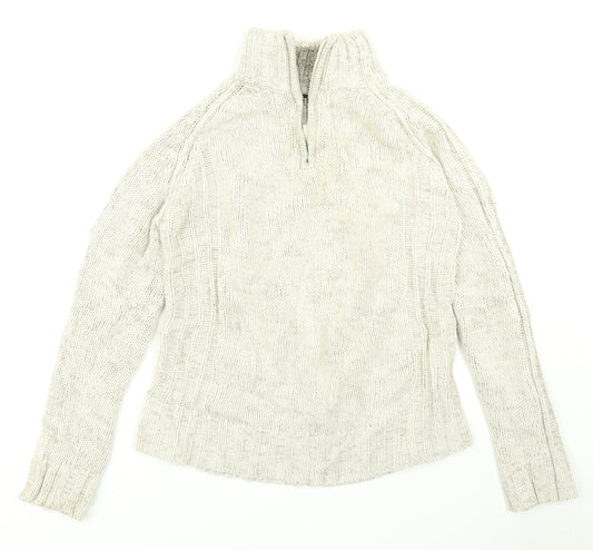 Tom Hagan Womens Beige  Knit Pullover Jumper Size M