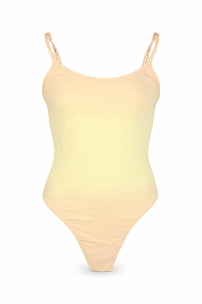 Womens UK Size 8 In the Style One-Piece Orange Bodysuit