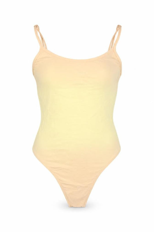 Womens UK Size 8 In the Style One-Piece Orange Bodysuit