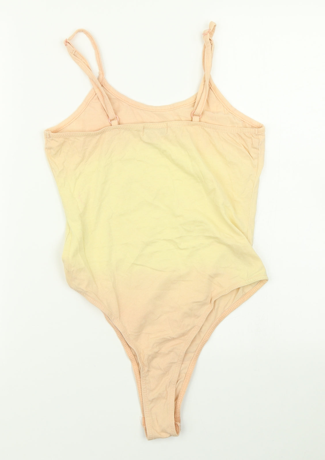 In the Style Womens Orange Ombré  Bodysuit One-Piece Size 8