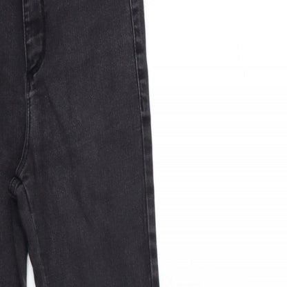 Miss Selfridge Womens Black  Denim Skinny Jeans Size 8 L23 in