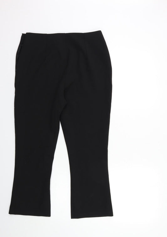 Topshop Womens Black   Trousers  Size 12 L25 in
