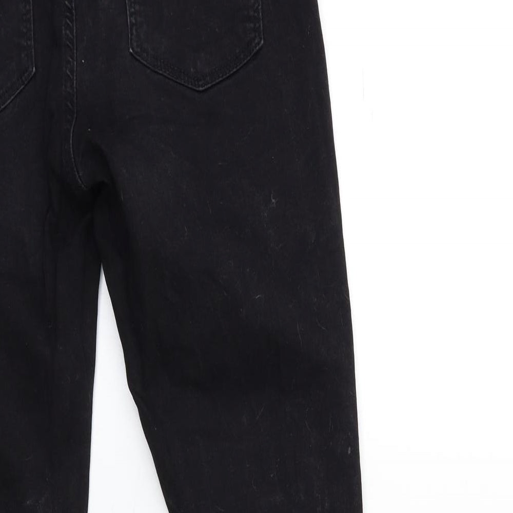 Dorothy Perkins Womens Black  Denim Skinny Jeans Size 10 L27 in