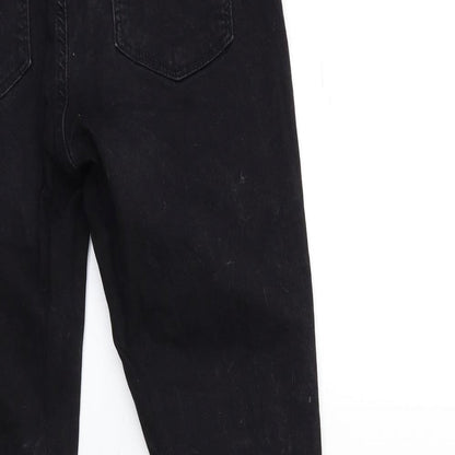 Dorothy Perkins Womens Black  Denim Skinny Jeans Size 10 L27 in