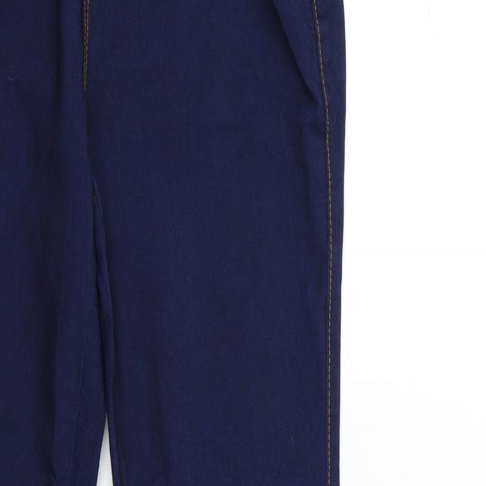 Denim & Co. Womens Blue  Denim Skinny Jeans Size 10 L30 in