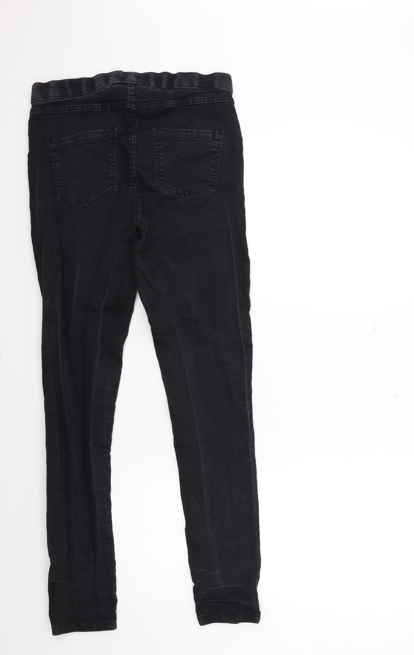 R Edition Womens Black  Denim Jegging Jeans Size 10 L30 in