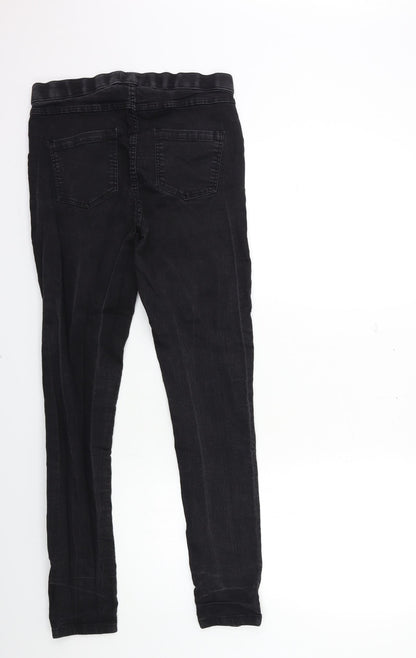 R Edition Womens Black  Denim Jegging Jeans Size 10 L30 in