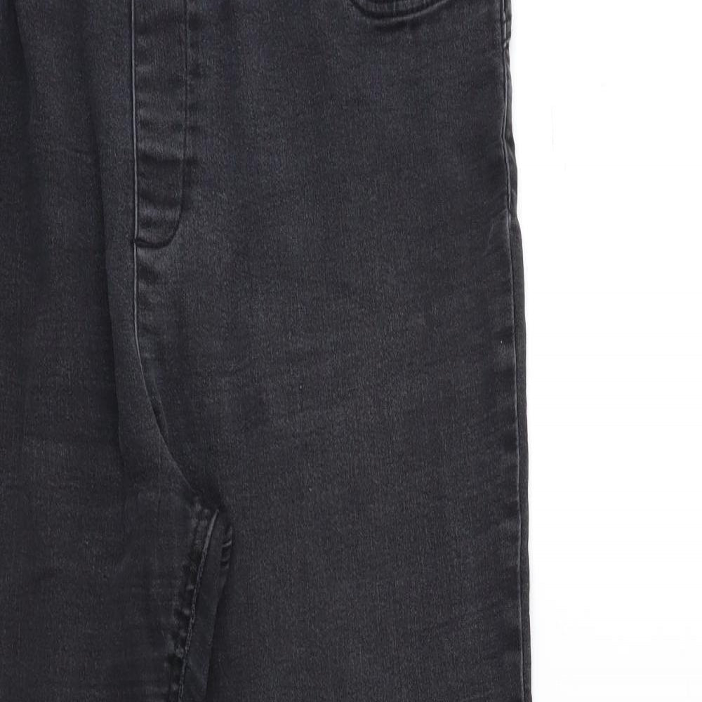 Soon Womens Grey  Denim Jegging Jeans Size 16 L28 in