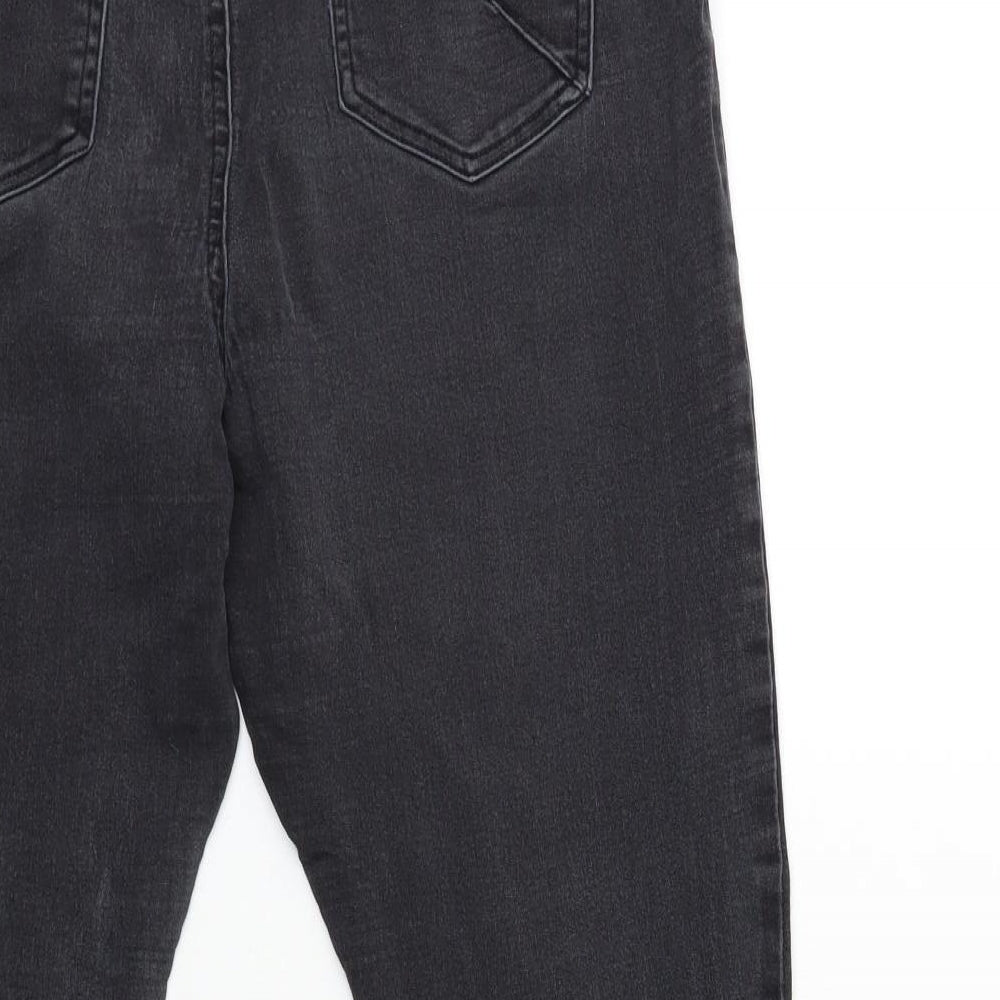 Soon Womens Grey  Denim Jegging Jeans Size 16 L28 in