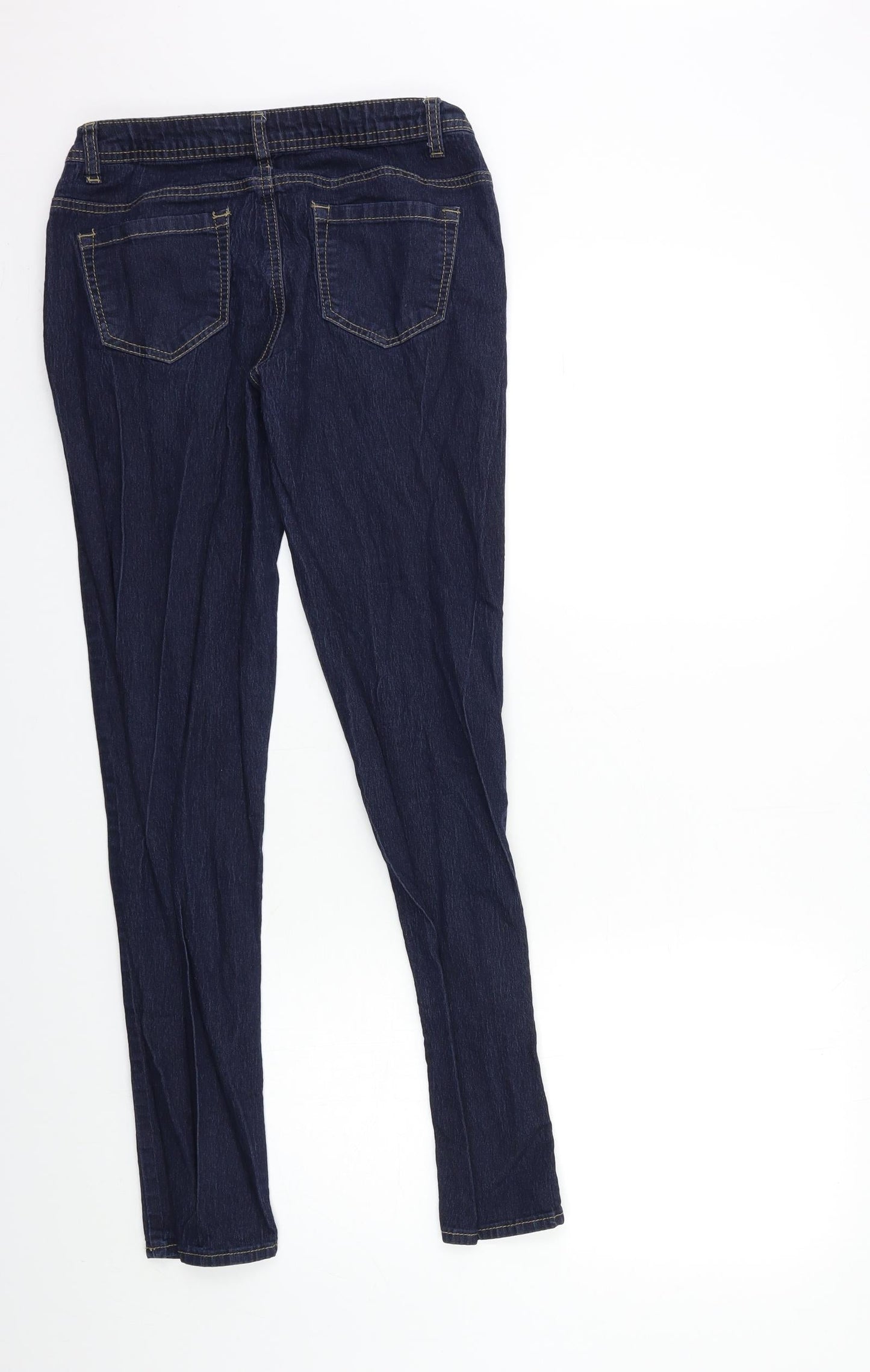 Denim & Co. Womens Blue  Denim Skinny Jeans Size 10 L30 in