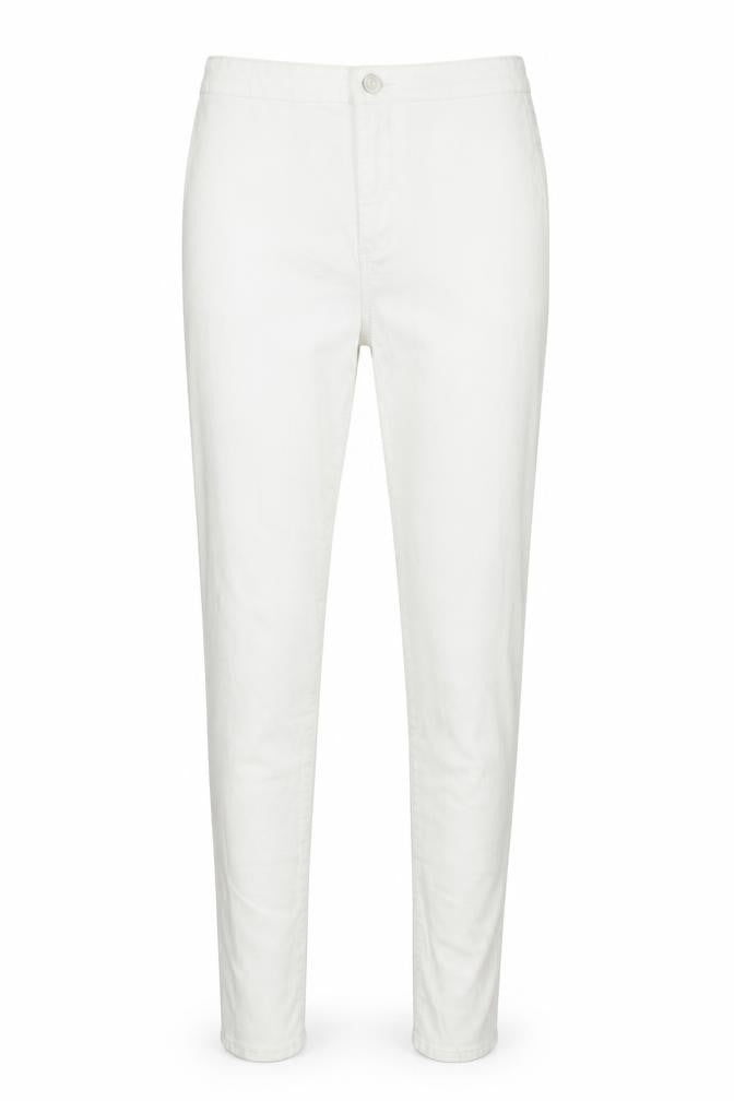 Womens UK Size 10 Denim & Co. Regular Fit Skinny White Jeans