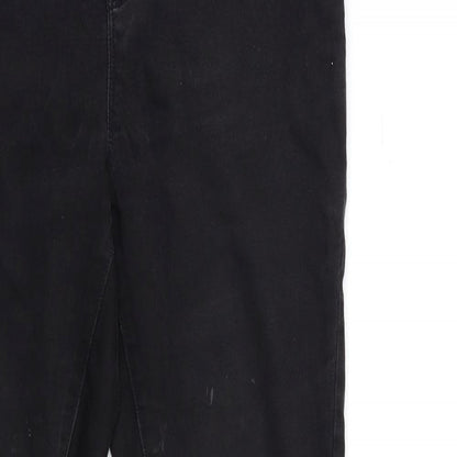 George Womens Black  Denim Skinny Jeans Size 12 L29 in