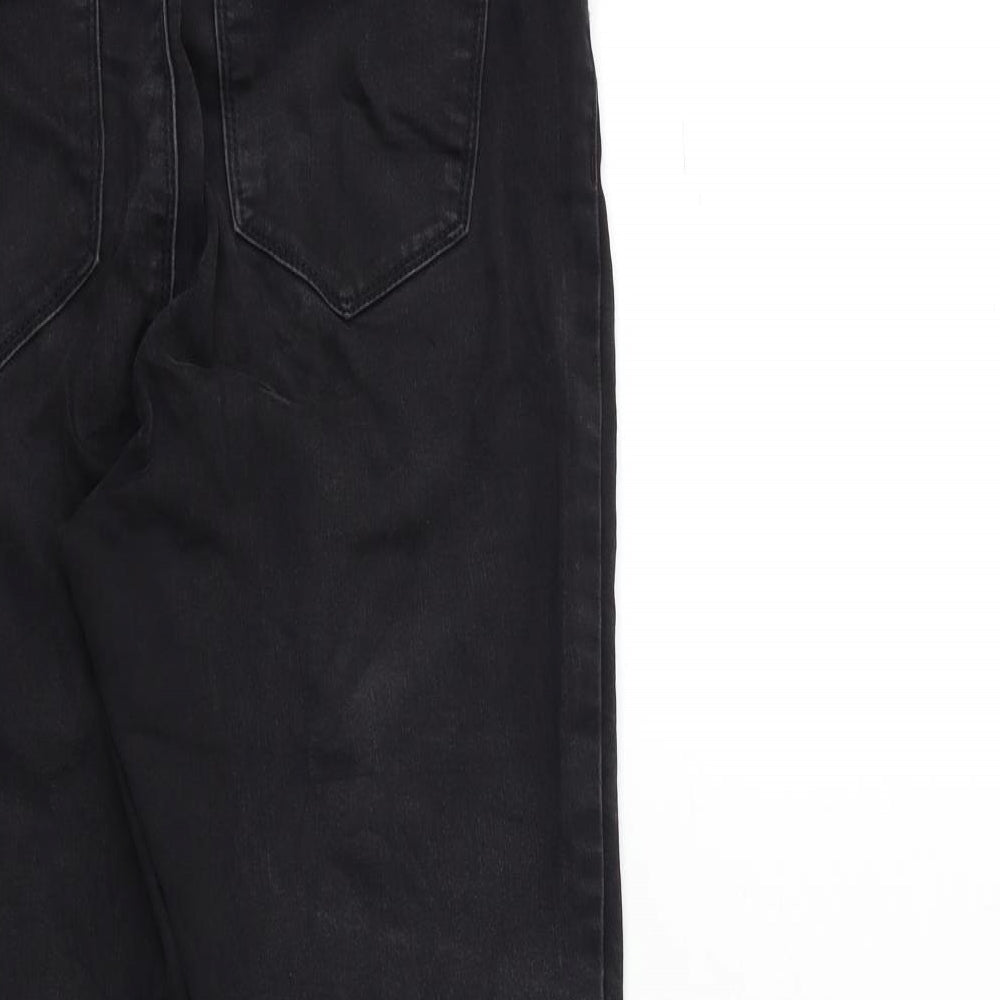 George Womens Black  Denim Skinny Jeans Size 12 L29 in