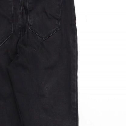 George Womens Black  Denim Skinny Jeans Size 12 L29 in