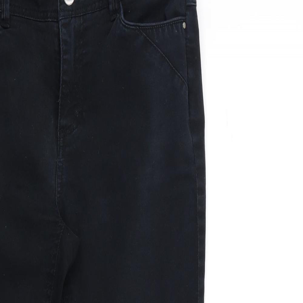 Galeries Lafayette Womens Black  Denim Skinny Jeans Size 32 in L29 in