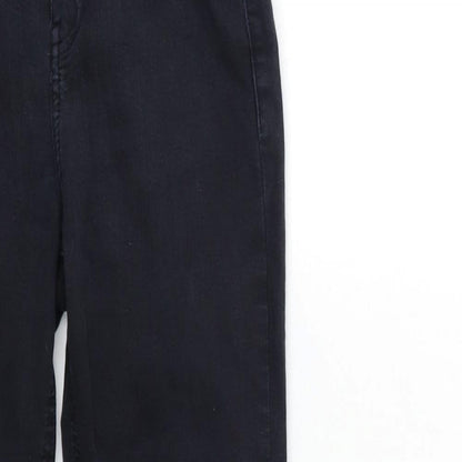 Topshop Womens Black  Denim Skinny Jeans Size 23 in L25 in