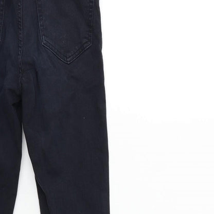 Topshop Womens Black  Denim Skinny Jeans Size 23 in L25 in