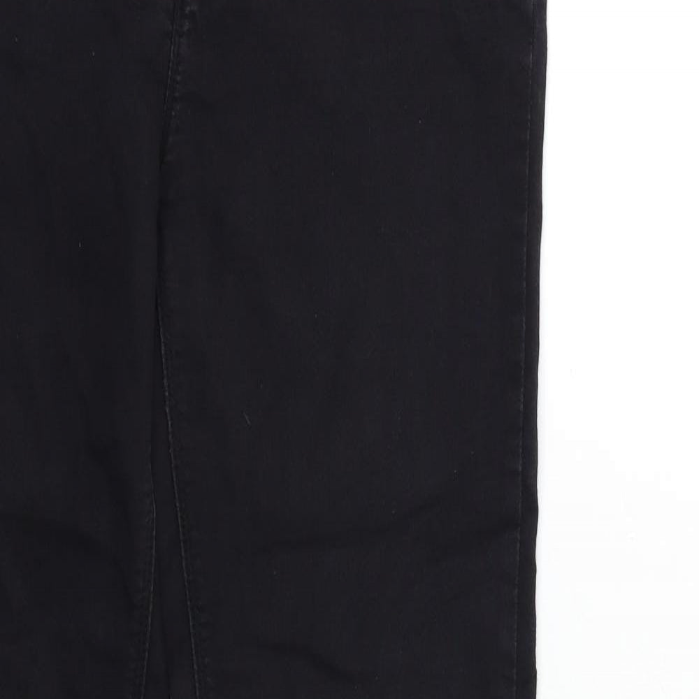 Denim & Co. Womens Black  Denim Skinny Jeans Size 12 L31 in