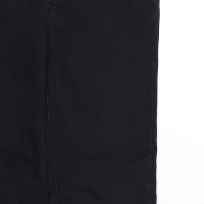 Denim & Co. Womens Black  Denim Skinny Jeans Size 12 L31 in