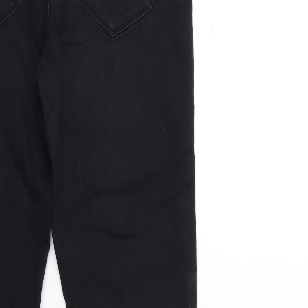 Denim & Co. Womens Black  Denim Skinny Jeans Size 12 L31 in