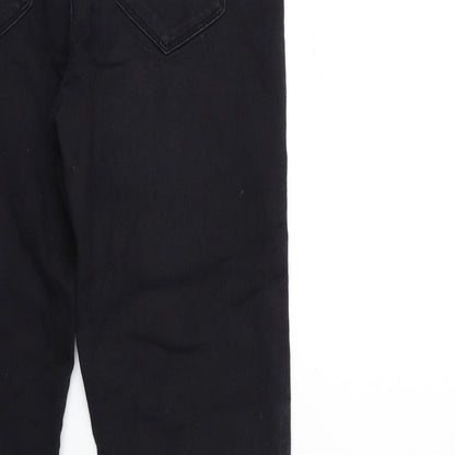 Denim & Co. Womens Black  Denim Skinny Jeans Size 12 L31 in