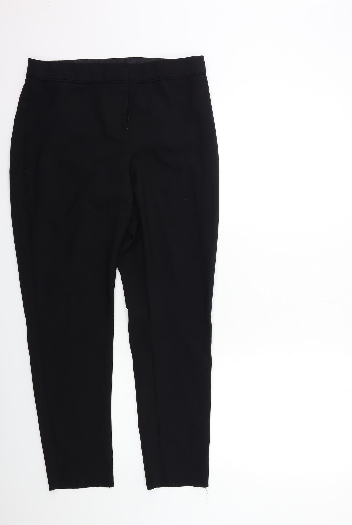 F&F Womens Black   Trousers  Size 12 L28 in